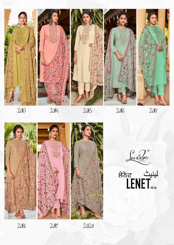 Levisha Lenet Vol 2 Cambric cotton Print Designer Dress Material